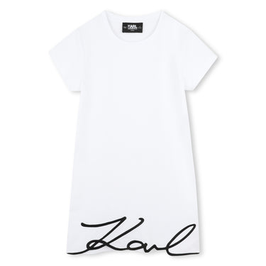 KARL LAGERFELD Vestido para niña blanco
